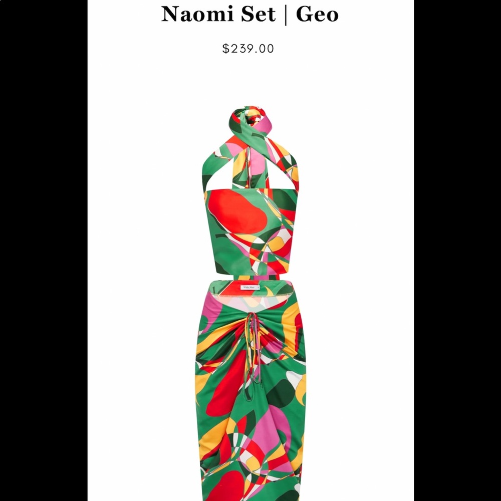 With Jean Naomi Set XS (brand new never worn)